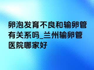 卵泡发育不良和输卵管有关系吗_兰州输卵管医院哪家好