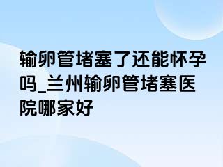 输卵管堵塞了还能怀孕吗_兰州输卵管堵塞医院哪家好