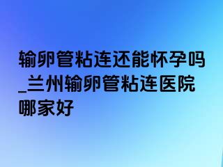 输卵管粘连还能怀孕吗_兰州输卵管粘连医院哪家好